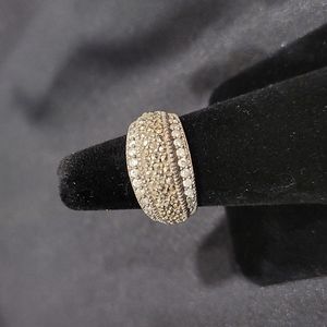 Marcasite & Sterling Silver Ring Sz 6.5